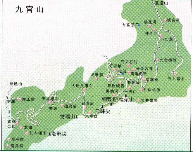 北京九公山陵园地图